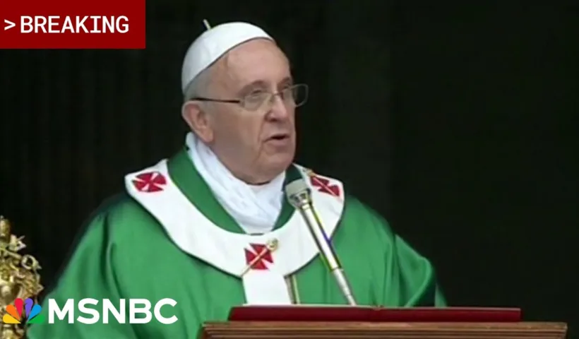'A day of great sadness': Bishop reflects on passing of Pope Francis
