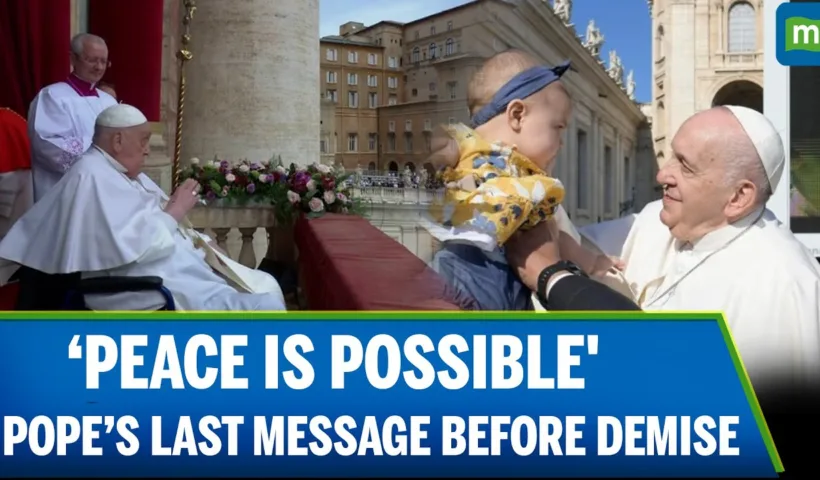Pope’s Last Message Before Demise; ‘My Only Wish For Gaza Is…’ | Pope Francis Speech Viral