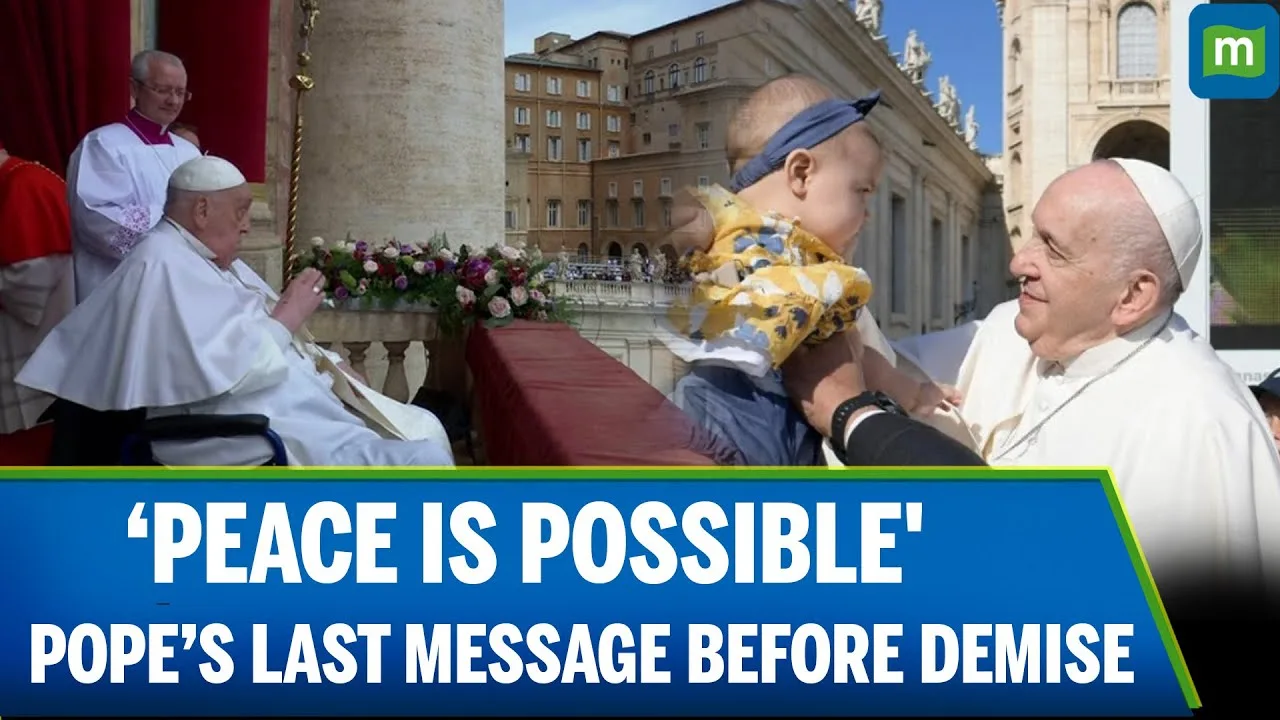Pope’s Last Message Before Demise; ‘My Only Wish For Gaza Is…’ | Pope Francis Speech Viral