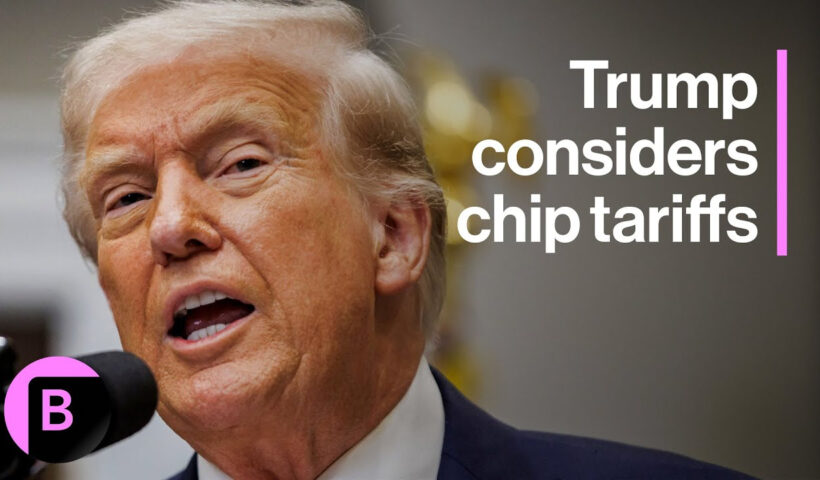 Trump Says He's Exploring Tariffs on Chips