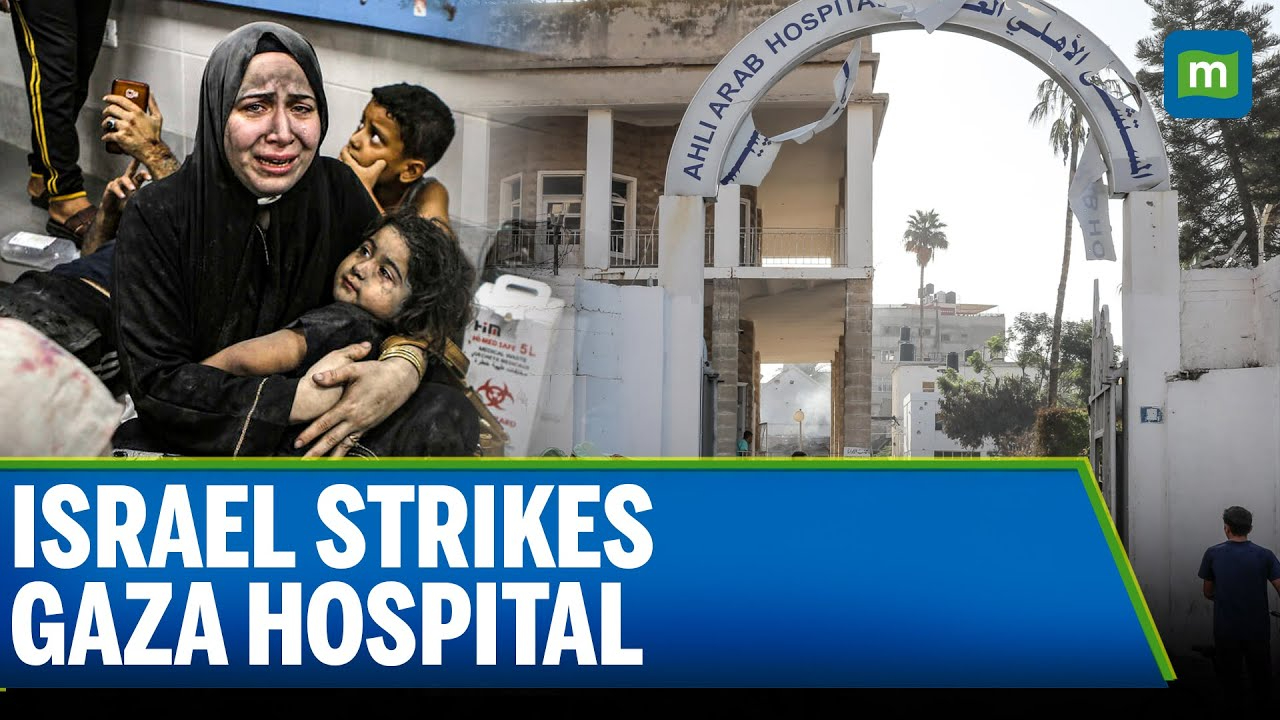 Israel bombs Gaza’s Al-Ahli Arab Baptist Hospital | Patients Evacuated | N18G