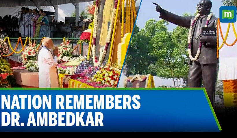 President Murmu, PM Modi Pay Tribute to BR Ambedkar on 135th Birth Anniversary