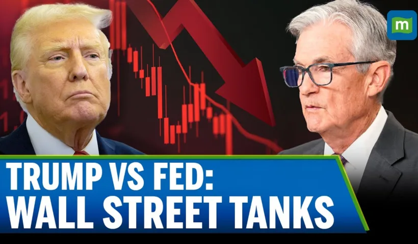 Wall Street Crashes After Trump Slams Fed Chair Powell | Markets in Turmoil | N18G