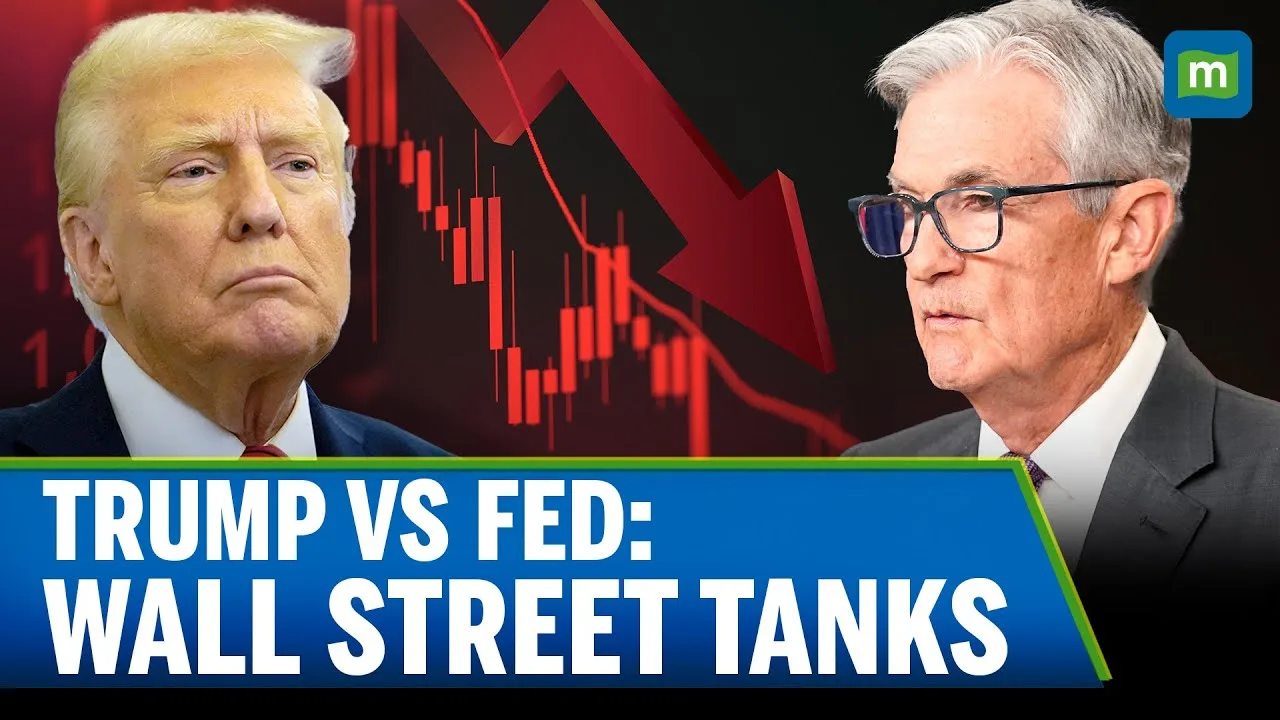 Wall Street Crashes After Trump Slams Fed Chair Powell | Markets in Turmoil | N18G