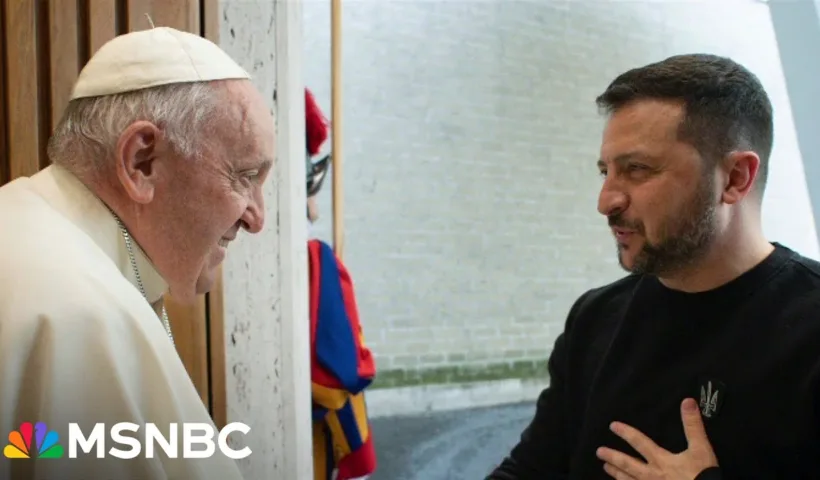 'He prayed for peace in Ukraine': Zelenskyy honors Pope Francis