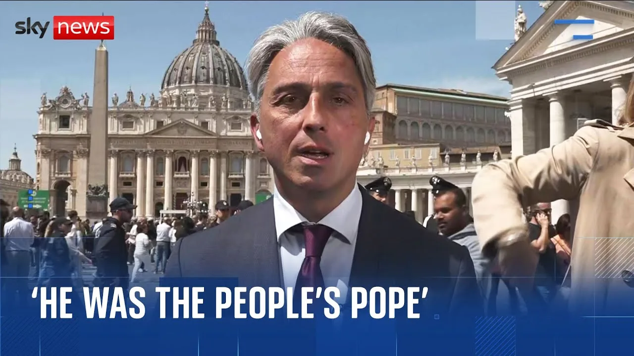 'People are in shock': Crowds gather in and around the Vatican to mourn Pope Francis