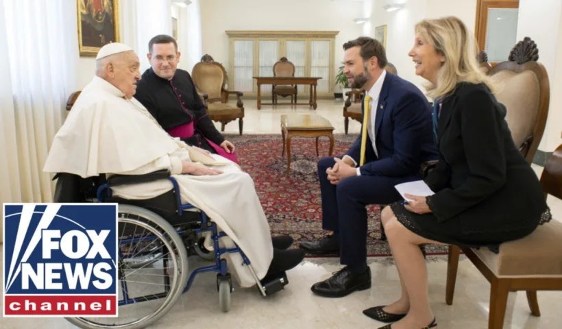 JD Vance speaks out on Pope Francis' death after meeting