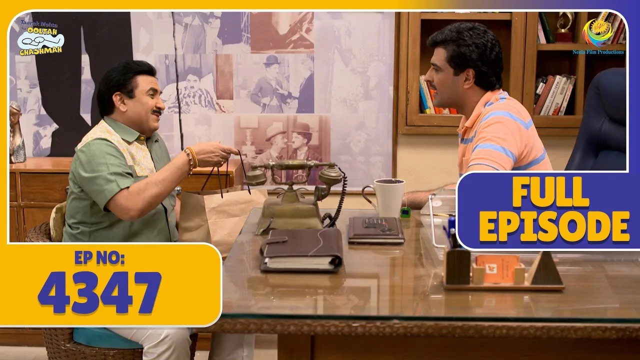 FULL EPISODE! 4347 - Jethalal gave Tarak a wonderful gift! | Tarak Mehta's cool glasses