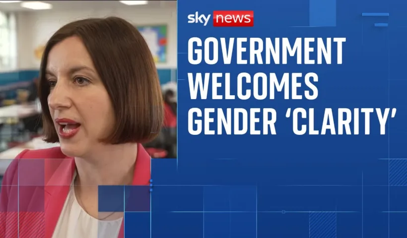 Minister says Supreme Court was clear that a woman is defined on basis of biological sex