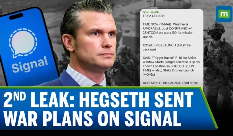 2nd Signal Chat Leaked? Hegseth Reportedly Shared Yemen War Plans | N18G