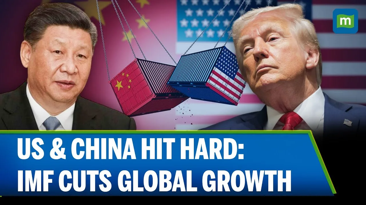 IMF Slashes Global Growth Forecast Amid US Tariffs | Economic Impact on US, China & Beyond