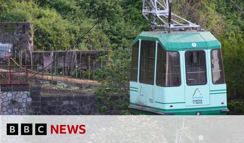 British couple among four killed in Mount Faito cable car crash, Italian police say | BBC News