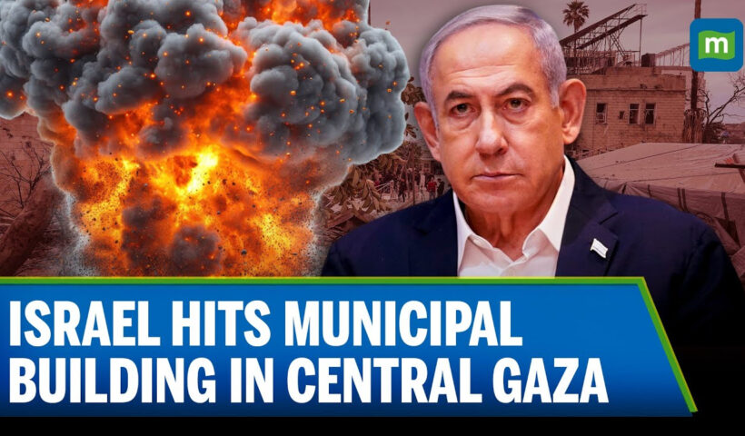 Three Dead As Israel Strikes Municipal Building in Deir al-Balah, Central Gaza