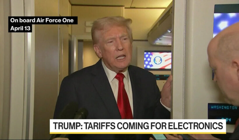 Trump Says Tariffs Will Be Coming for Electronics