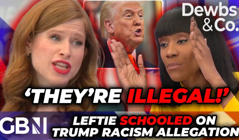 'They're ILLEGAL!' WATCH: FURIOUS clash over why Trump deports non-whites as leftie cries RACISM