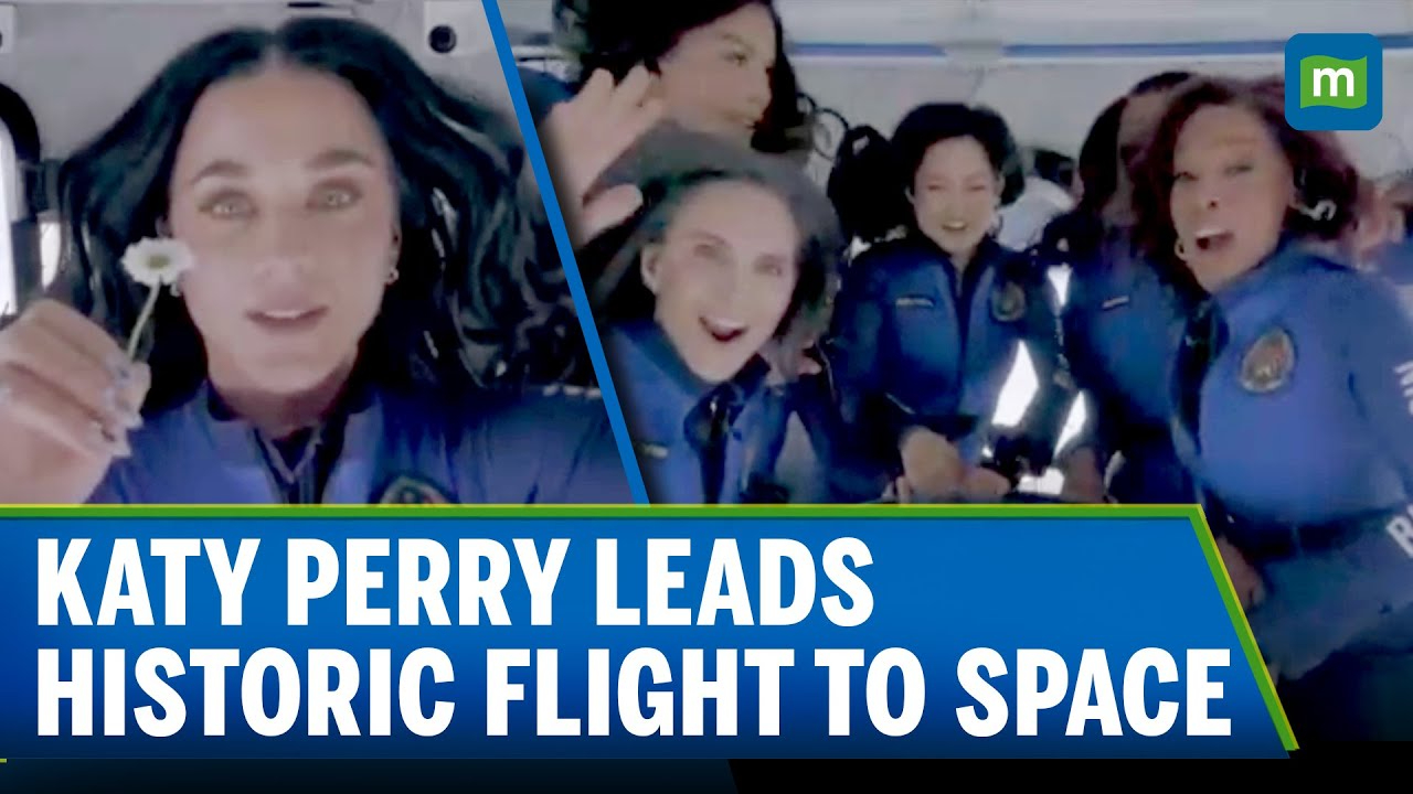 Katy Perry and All-Female Crew Celebrate Historic Spaceflight | N18G