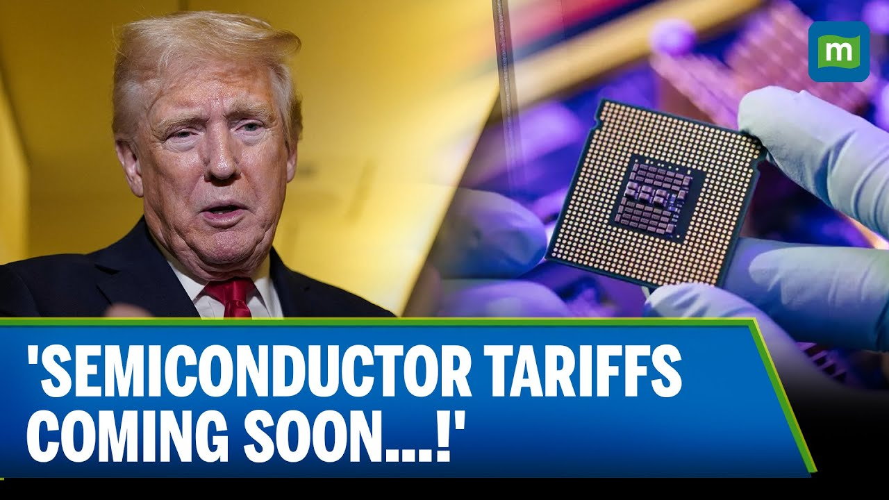 Trump Hints At Upcoming Tariffs On Semiconductors Amid Temporary Tech Exemptions | N18G