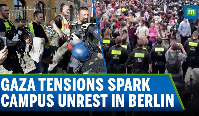 German police remove pro-Palestinian protesters from Berlin’s Humboldt University | N18G