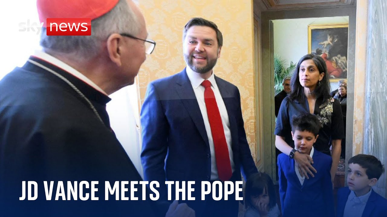 US Vice President JD Vance meets the Pope and Vatican officials