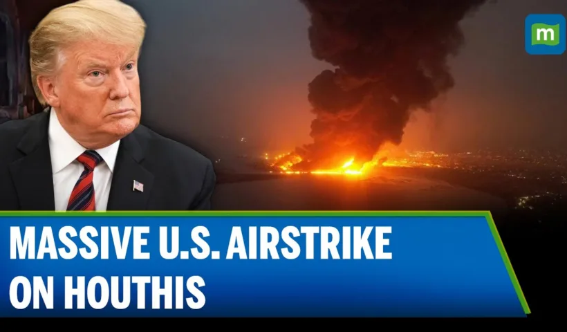 U.S. Pounds Houthi-Controlled Sanaa In Massive Airstrike| Targets Across Yemen Attacked| N18G