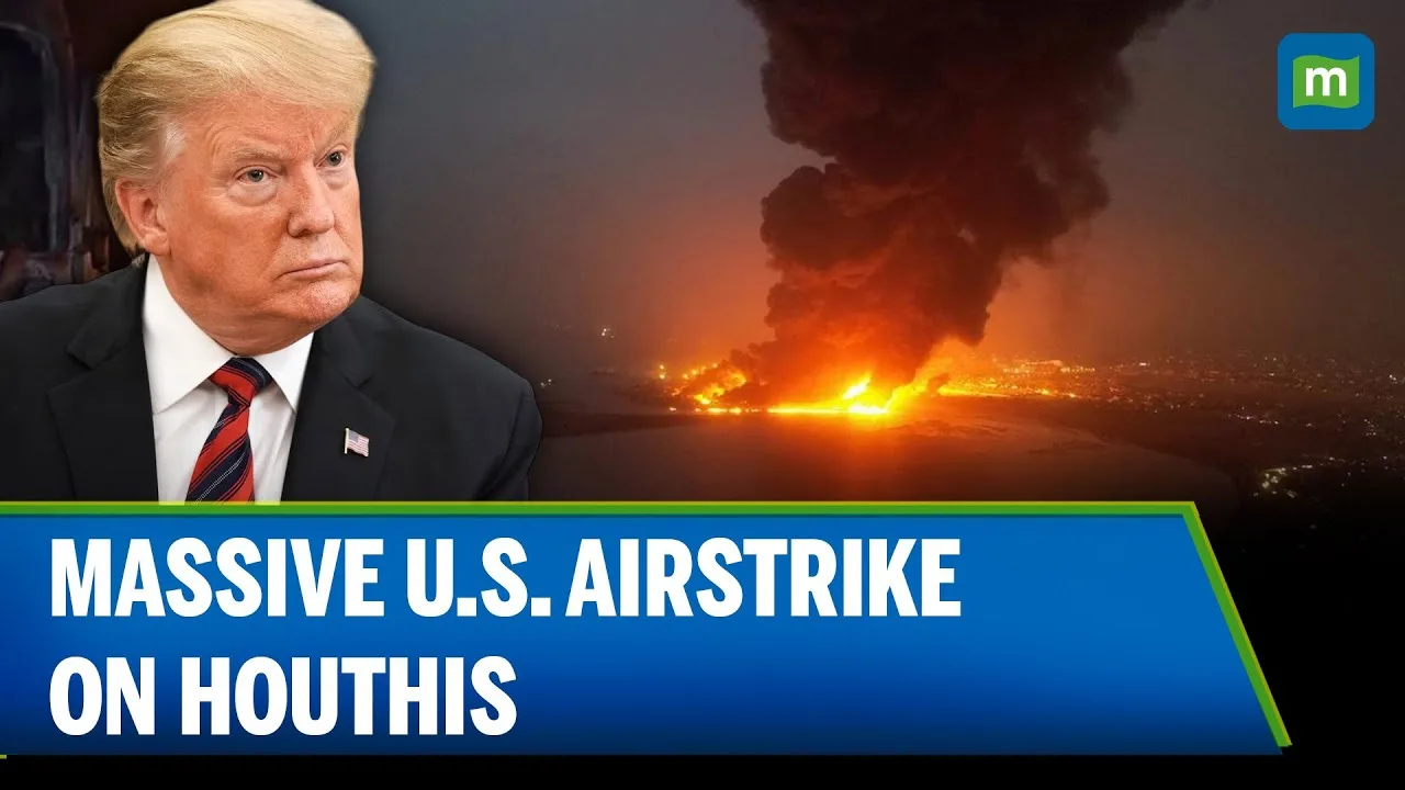 U.S. Pounds Houthi-Controlled Sanaa In Massive Airstrike| Targets Across Yemen Attacked| N18G