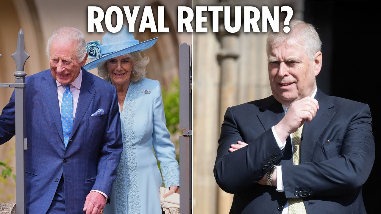 Is Prince Andrew making a comeback? Reason shamed Duke joined King & Queen for Easter service