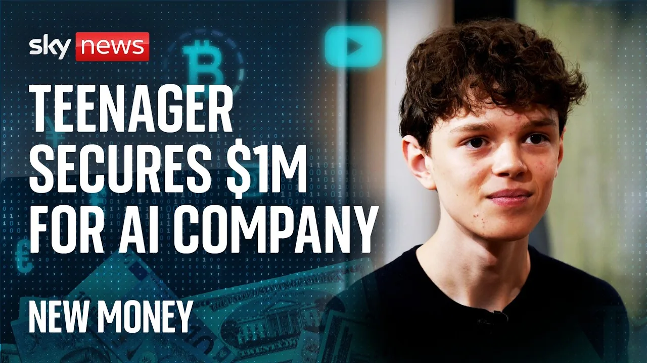 Meet the teenage AI company founder who secured a $1m investment | New Money