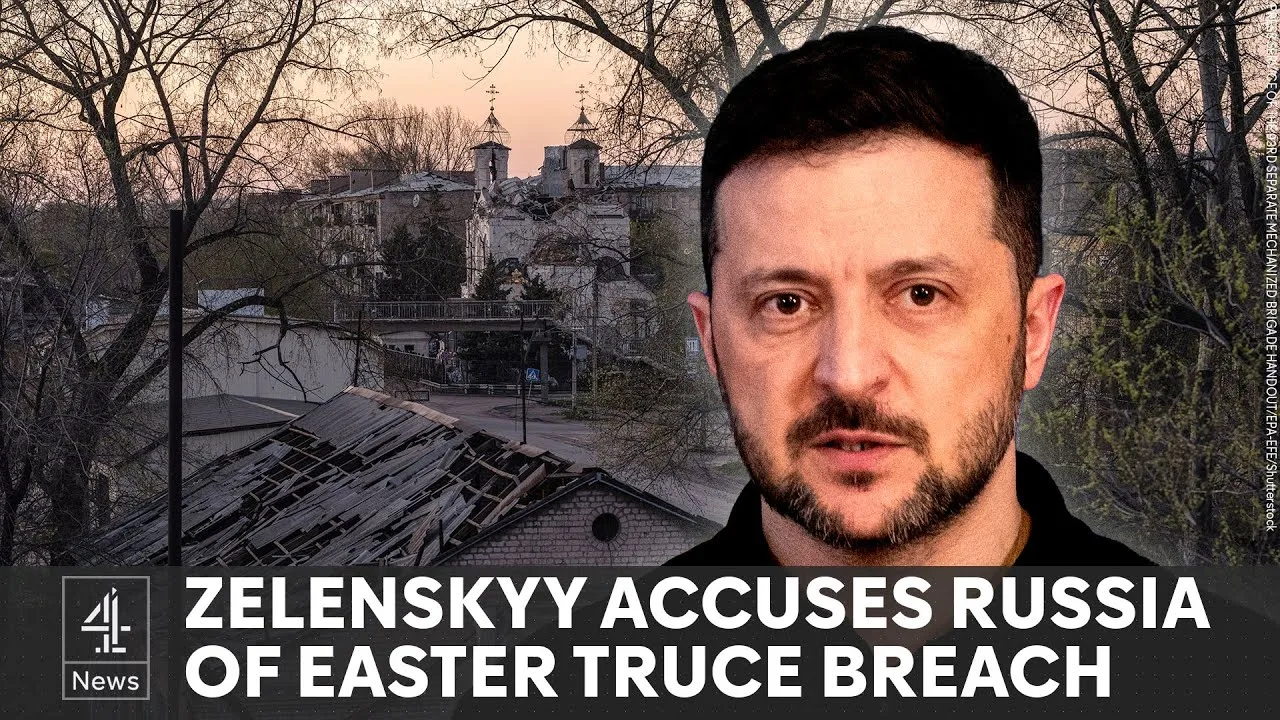 Russia and Ukraine accuse each other of breaking Easter truce