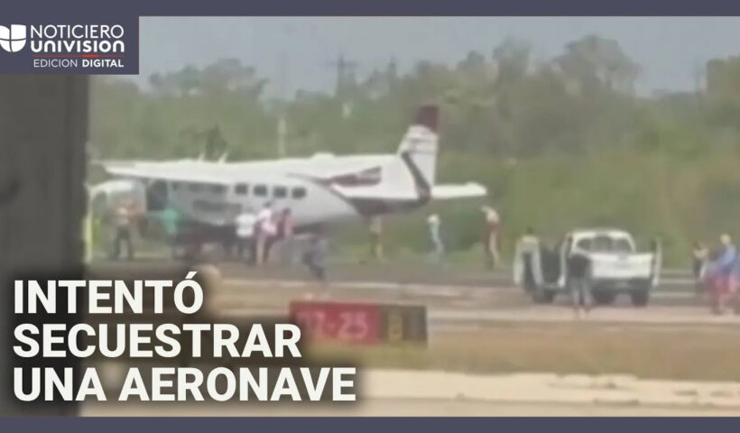 Pánico en las alturas: un sujeto intenta secuestrar una avioneta y es abatido por un pasajero