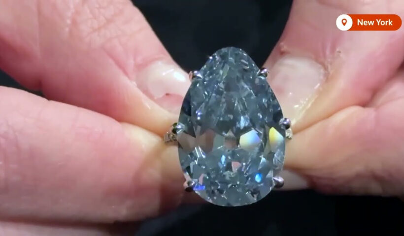Vivid blue diamond could fetch $35-$50 million at auction | Reuters