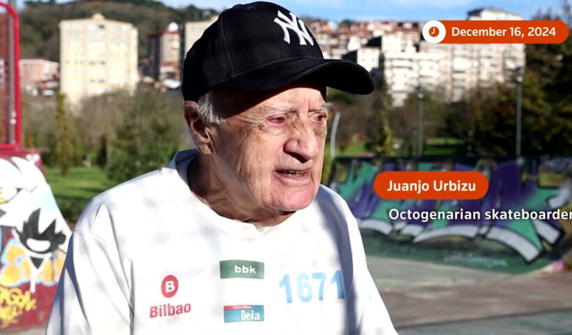 88-year-old skater turns heads in Spain's Bilbao | REUTERS