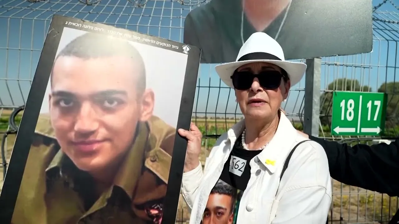 Hostage families call out to loved ones in Gaza border protest | REUTERS
