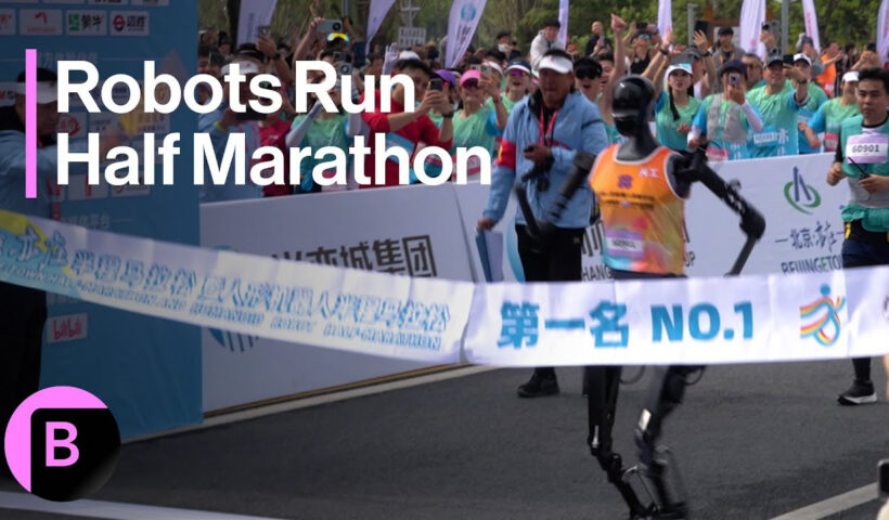 Humanoid Robots Run Half Marathon in Beijing
