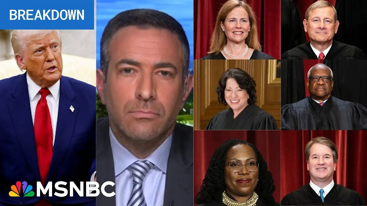 Losing at red line! Trump hits brick wall in 7-2 SCOTUS loss, Melber reports on coalition vs. 47