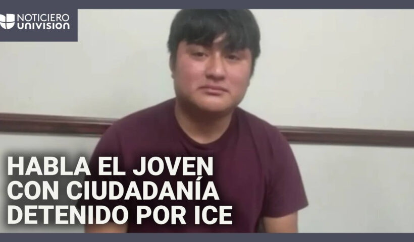 "Me quedó un trauma": habla el joven con ciudadanía detenido por ICE acusado de ser indocumentado