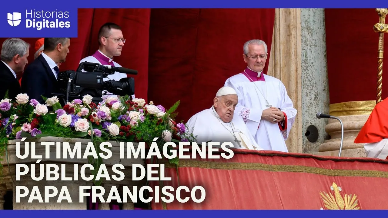 Estas son las últimas imágenes públicas del papa Francisco